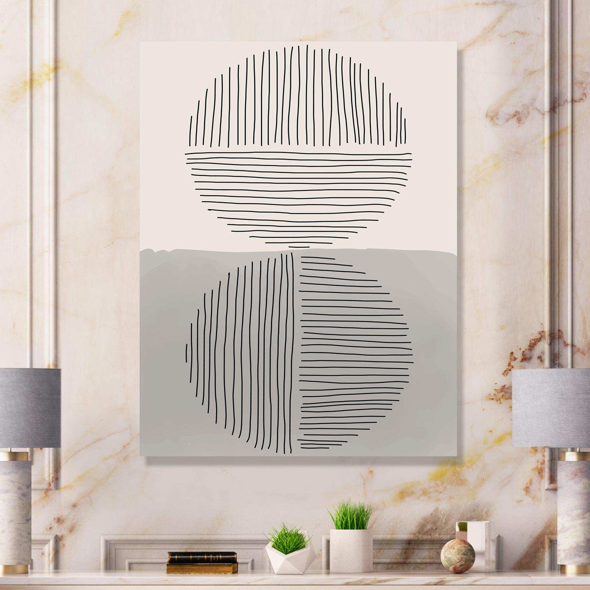 Minimal Geometric Lines And Circle VI