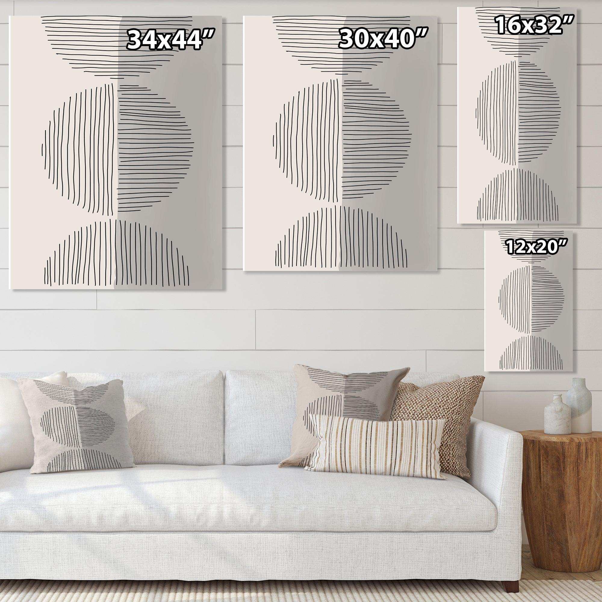 Minimal Geometric Lines And Circle VII