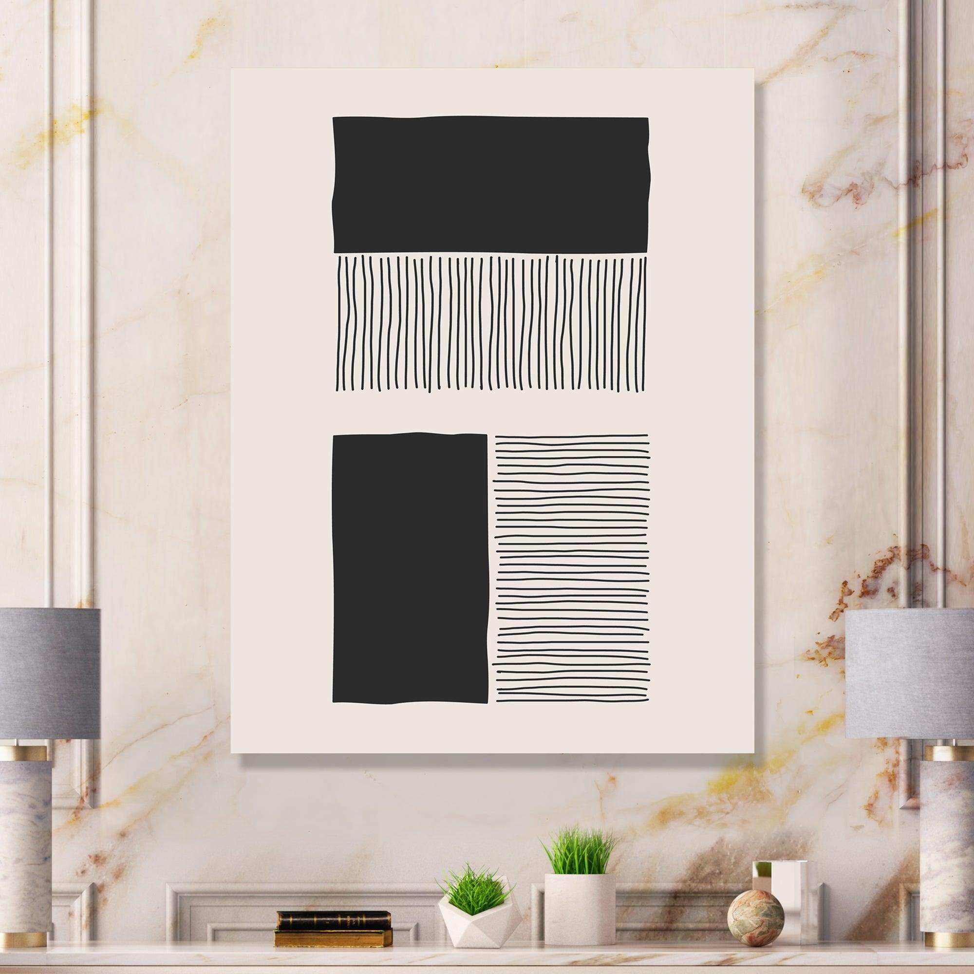 Minimal Geometric Lines And Squares VII