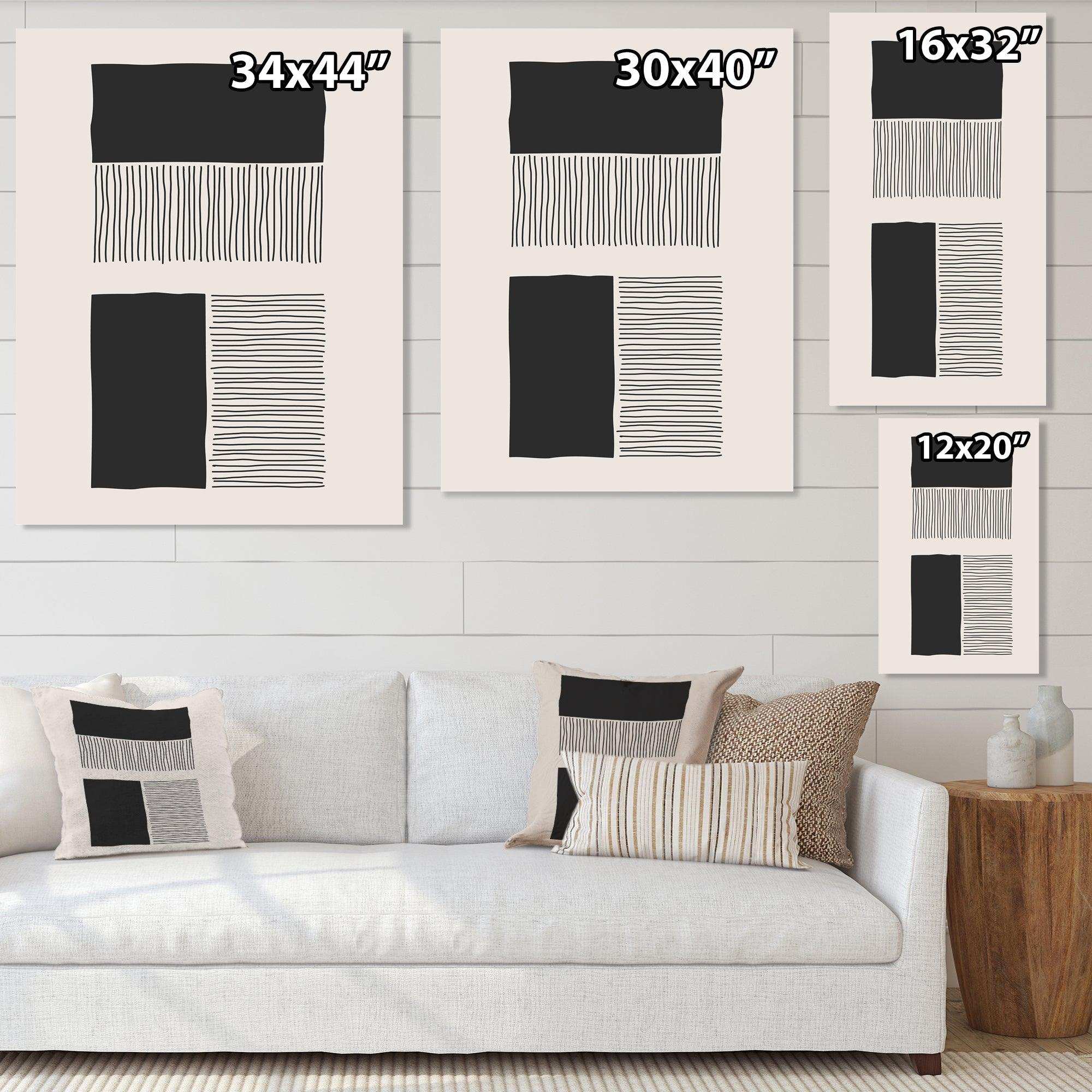 Minimal Geometric Lines And Squares VII