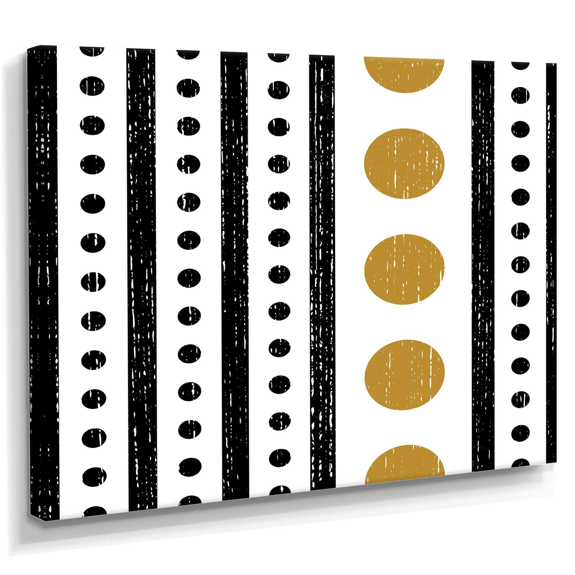 Retro Geometrical Abstract Minimal Pattern VI