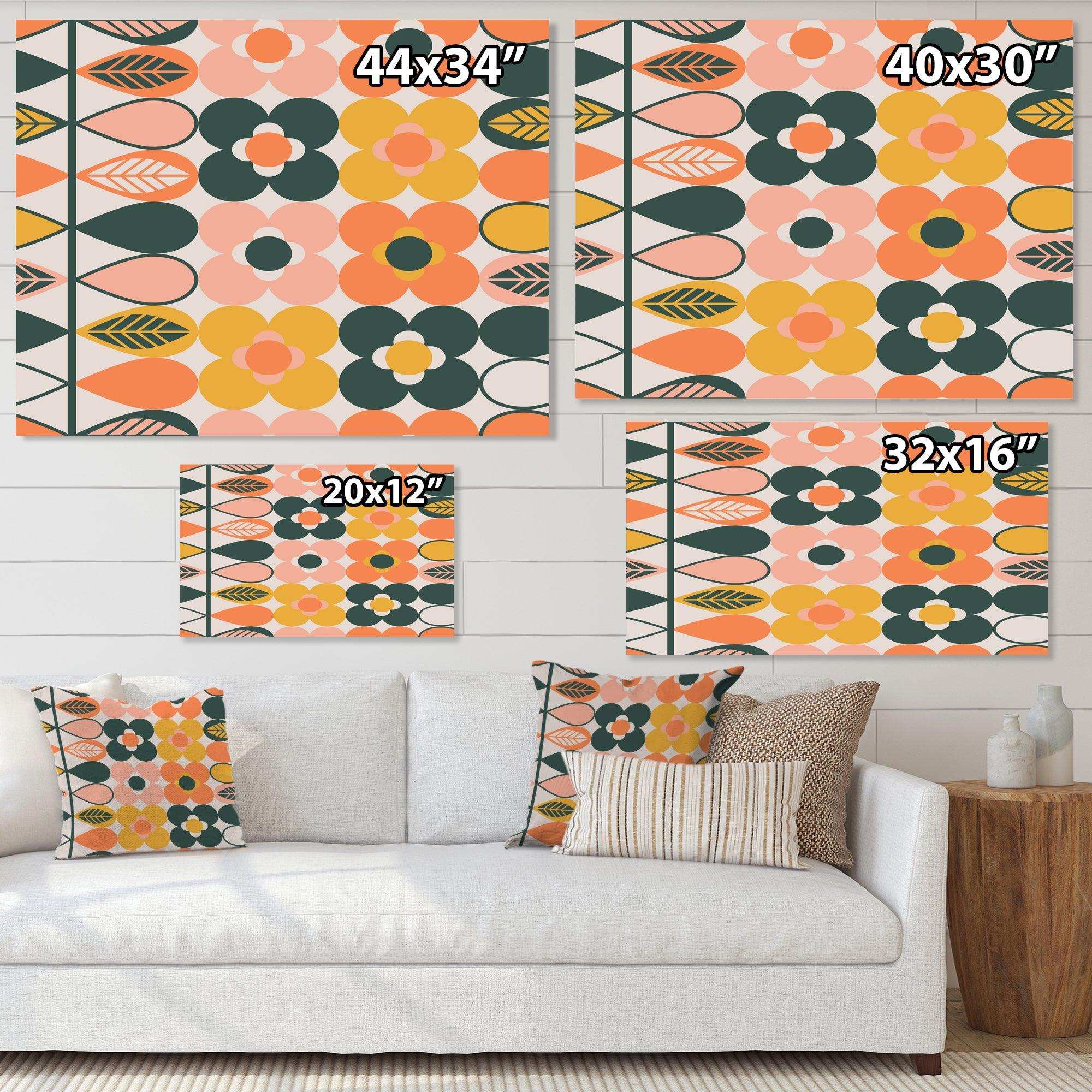 Botanical Retro Design I