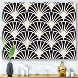Retro Art Deco Waves I