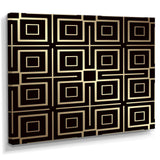 Golden Luxury Metallic Geometrics  XII