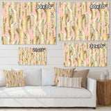 Golden Palm Leaves I