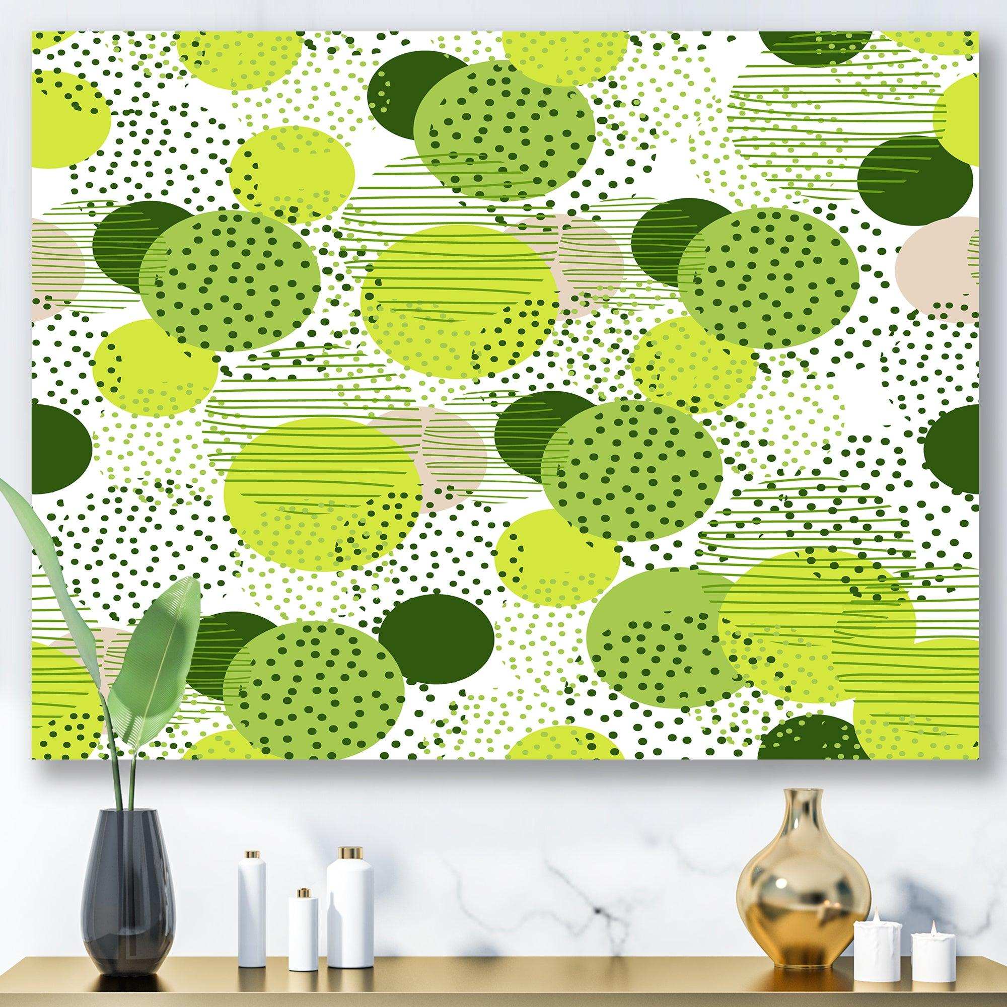 Circular Abstract Retro Geometric X