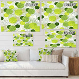 Circular Abstract Retro Geometric X