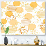 Circular Abstract Retro Geometric IX