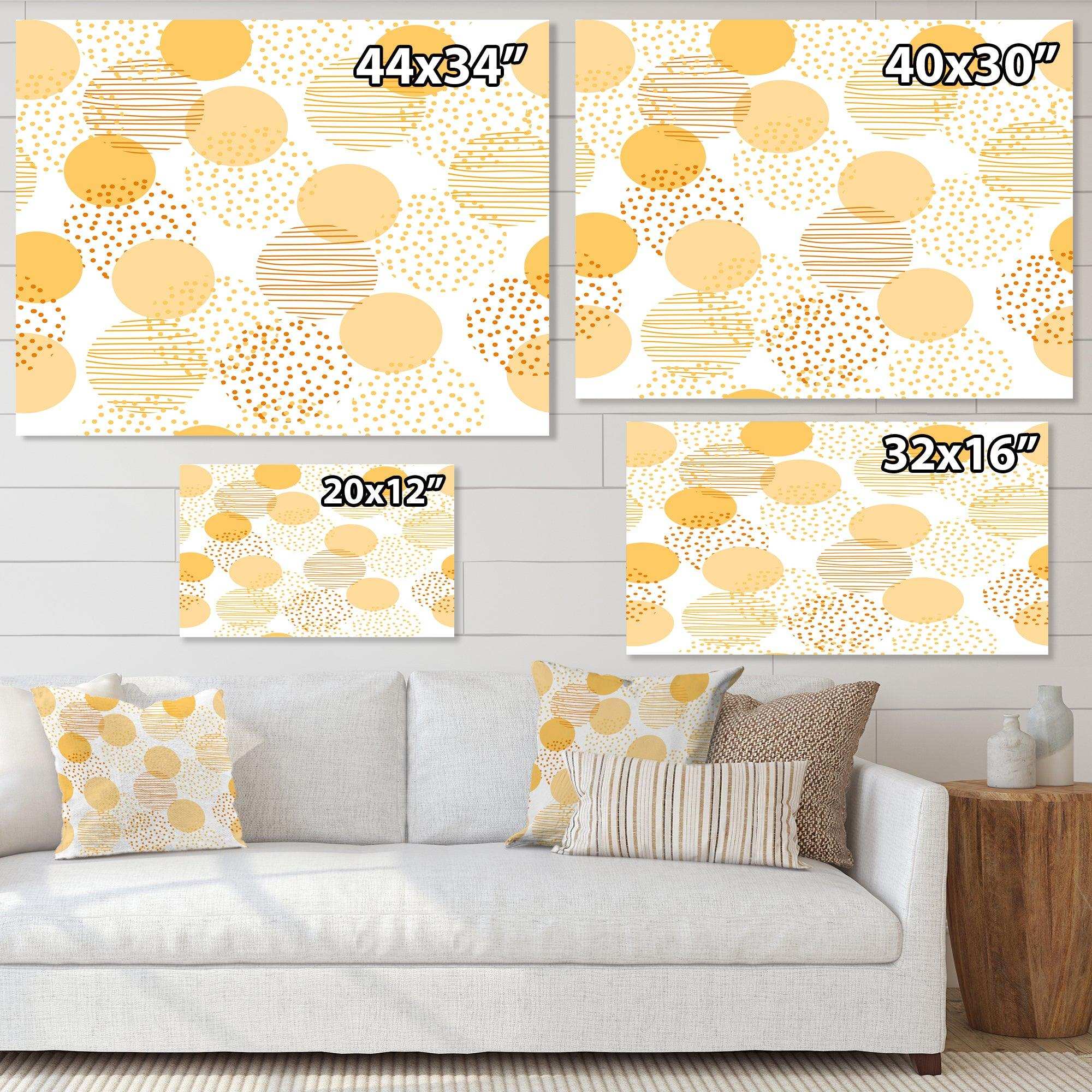 Circular Abstract Retro Geometric IX