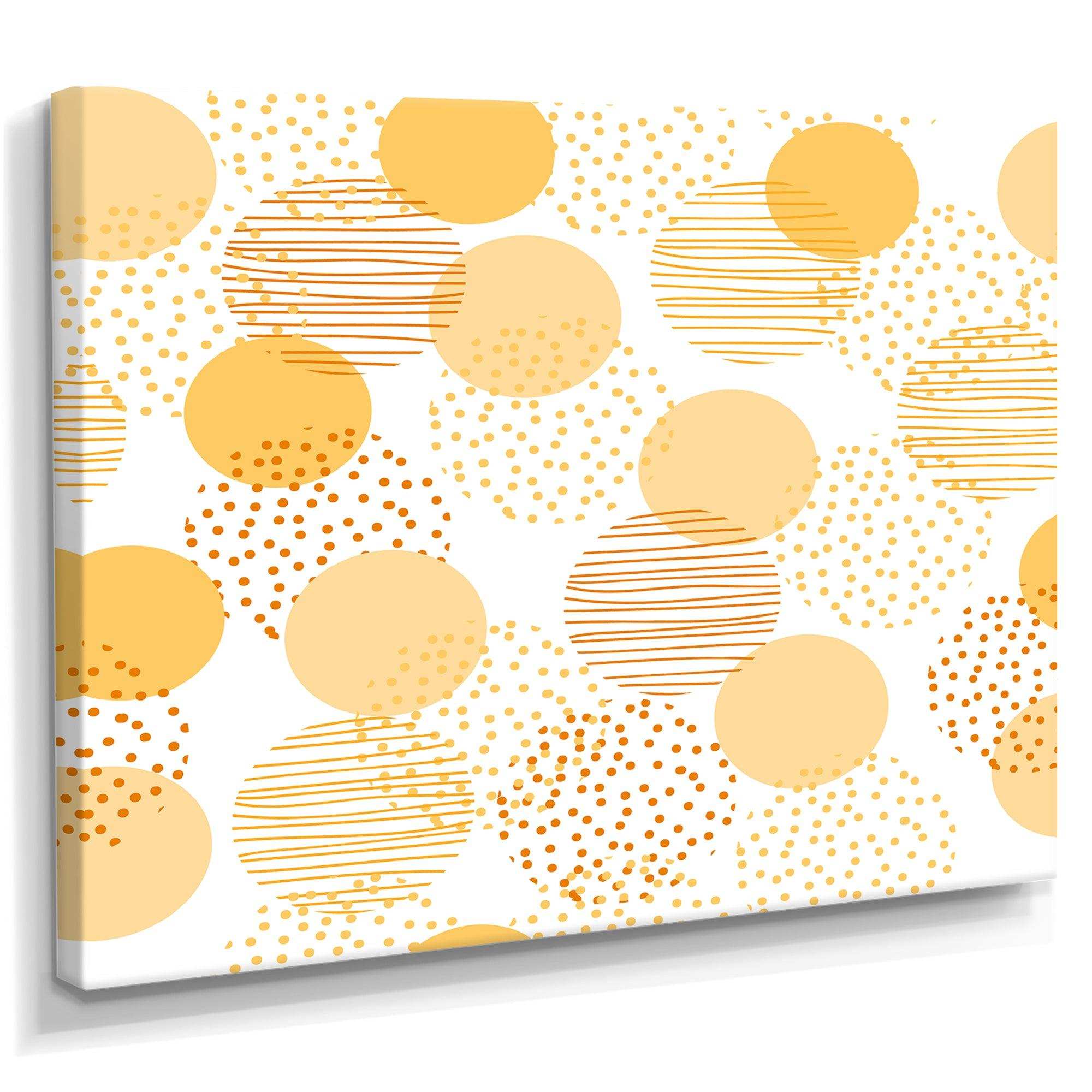 Circular Abstract Retro Geometric IX