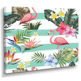 Tropical Botanicals, Flowers and Flamingo