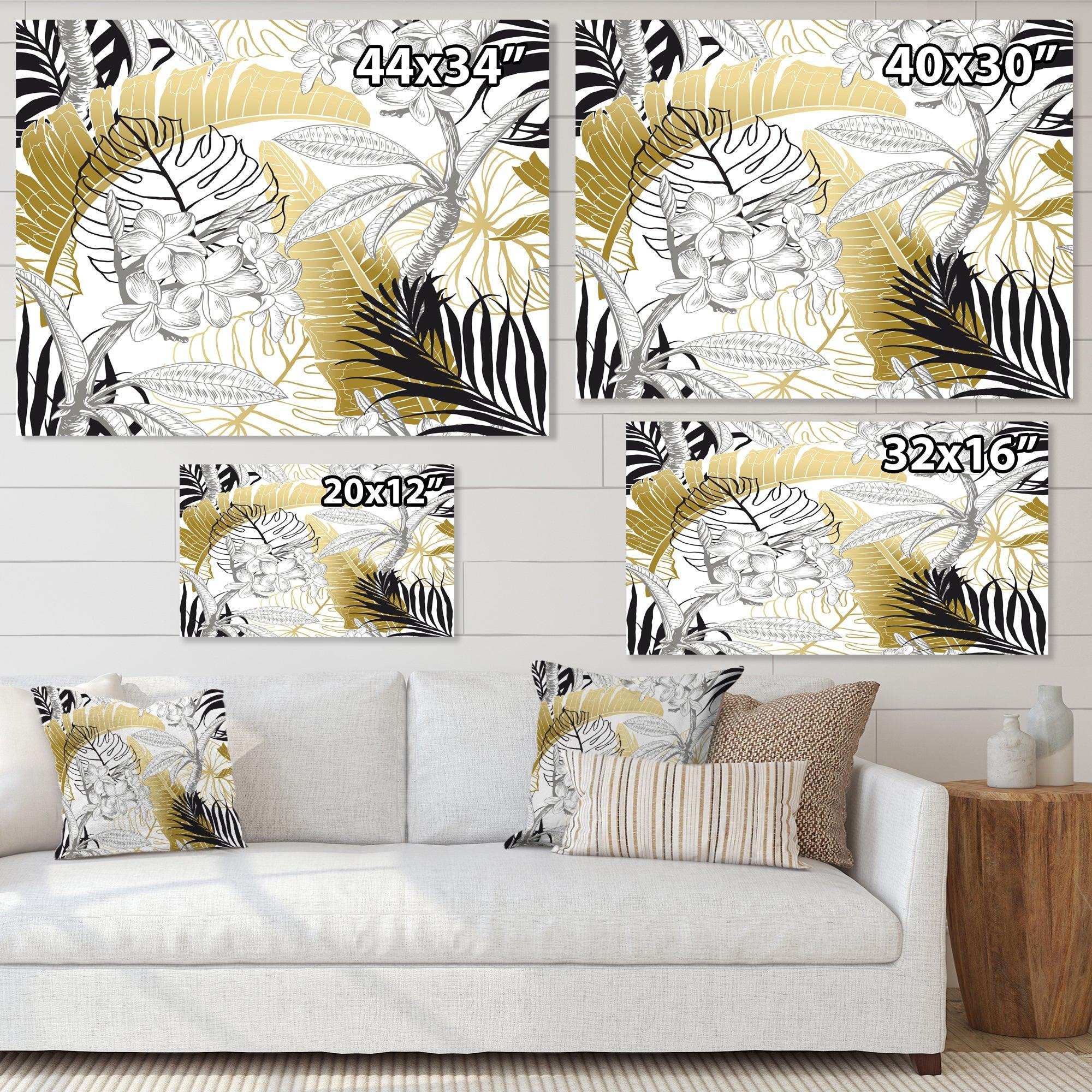 Golden Tropical Pattern I