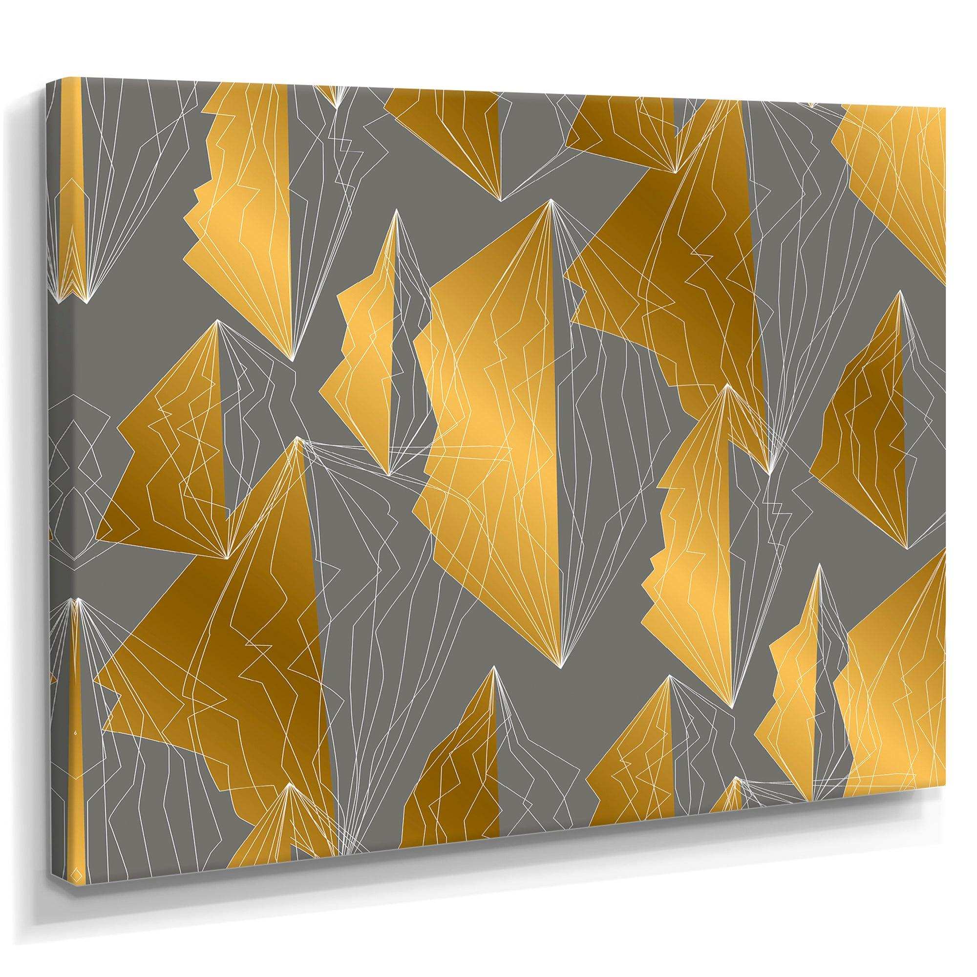 Golden Polygon Pattern