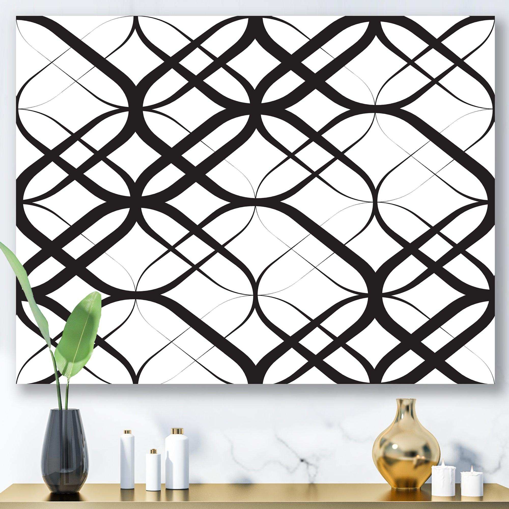 Monochrome Geometric Pattern III