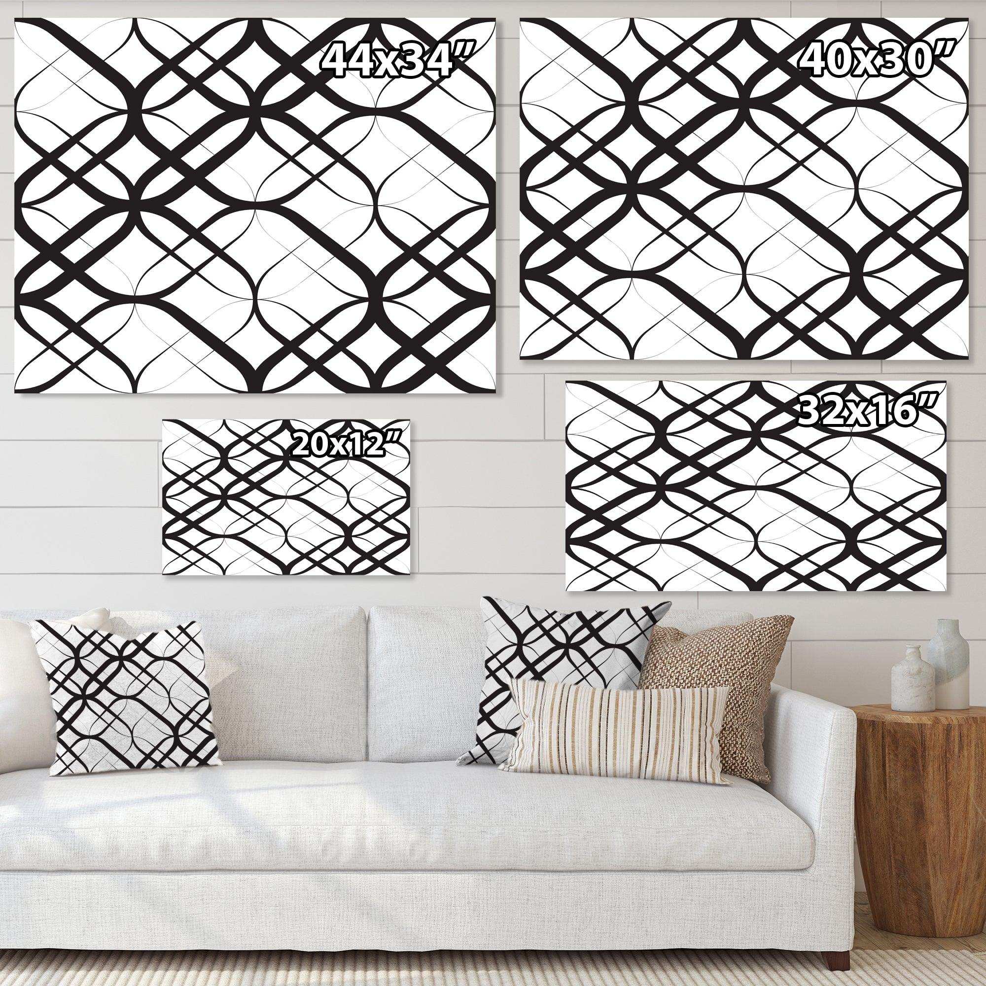Monochrome Geometric Pattern III