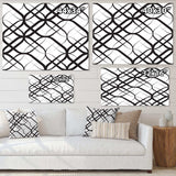 Monochrome Geometric Pattern III