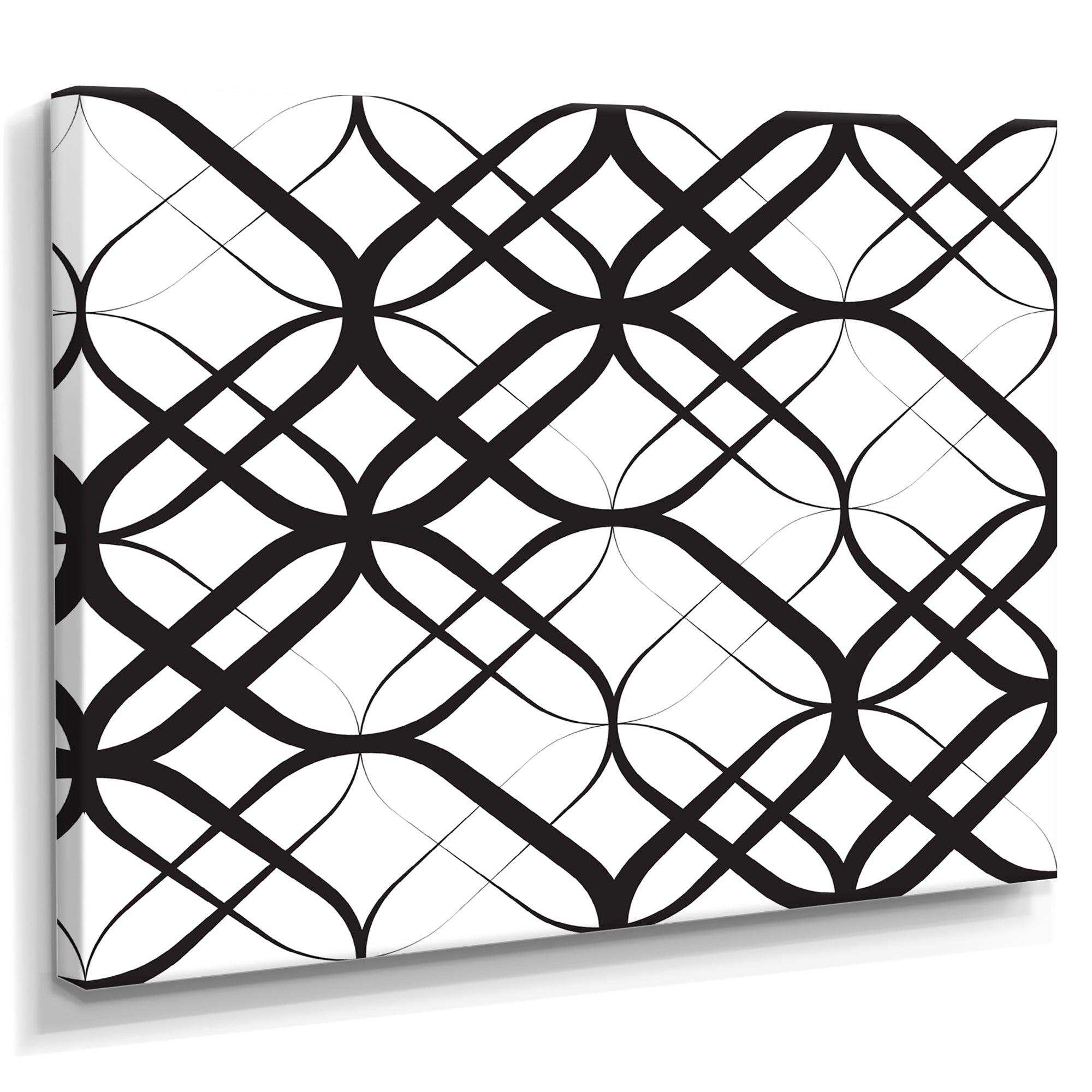 Monochrome Geometric Pattern III