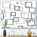 Abstract Retro Design II Canvas Canvas