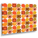 Abstract Retro Geometric Pattern VI