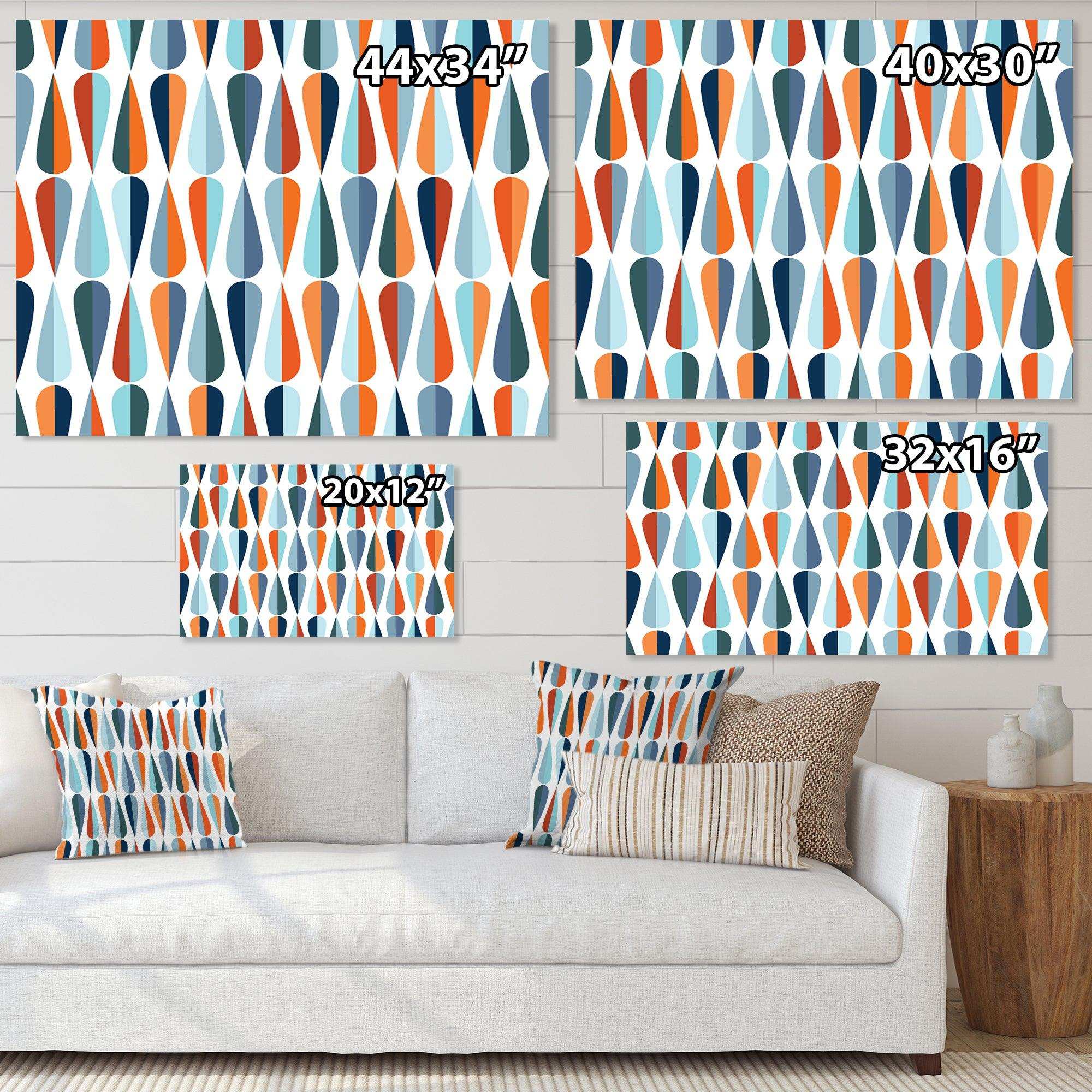 Retro Abstract Drops V