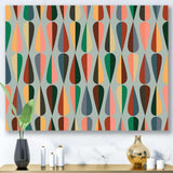 Retro Abstract Drops IX