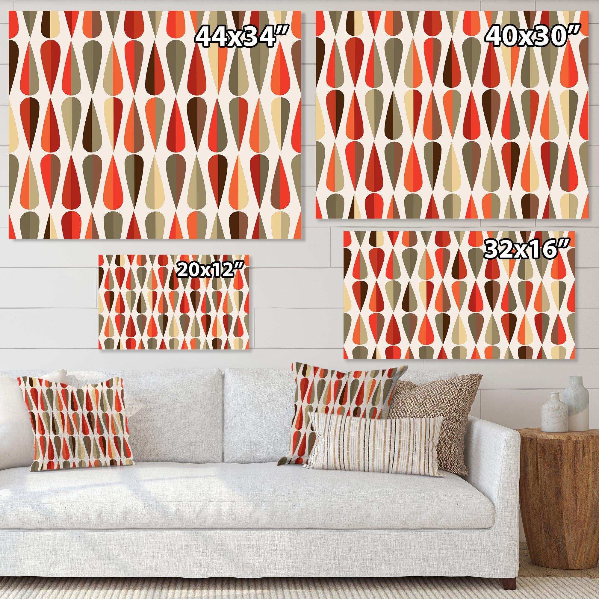 Retro Abstract Drops IV