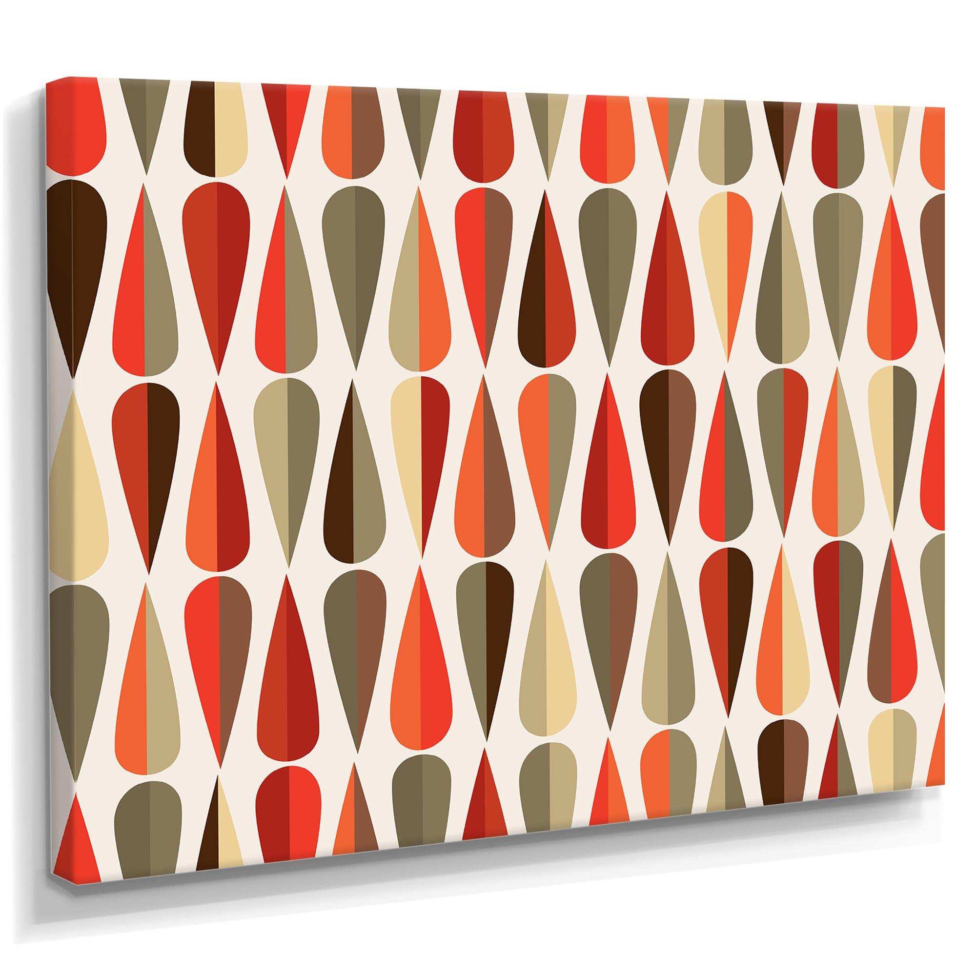 Retro Abstract Drops IV