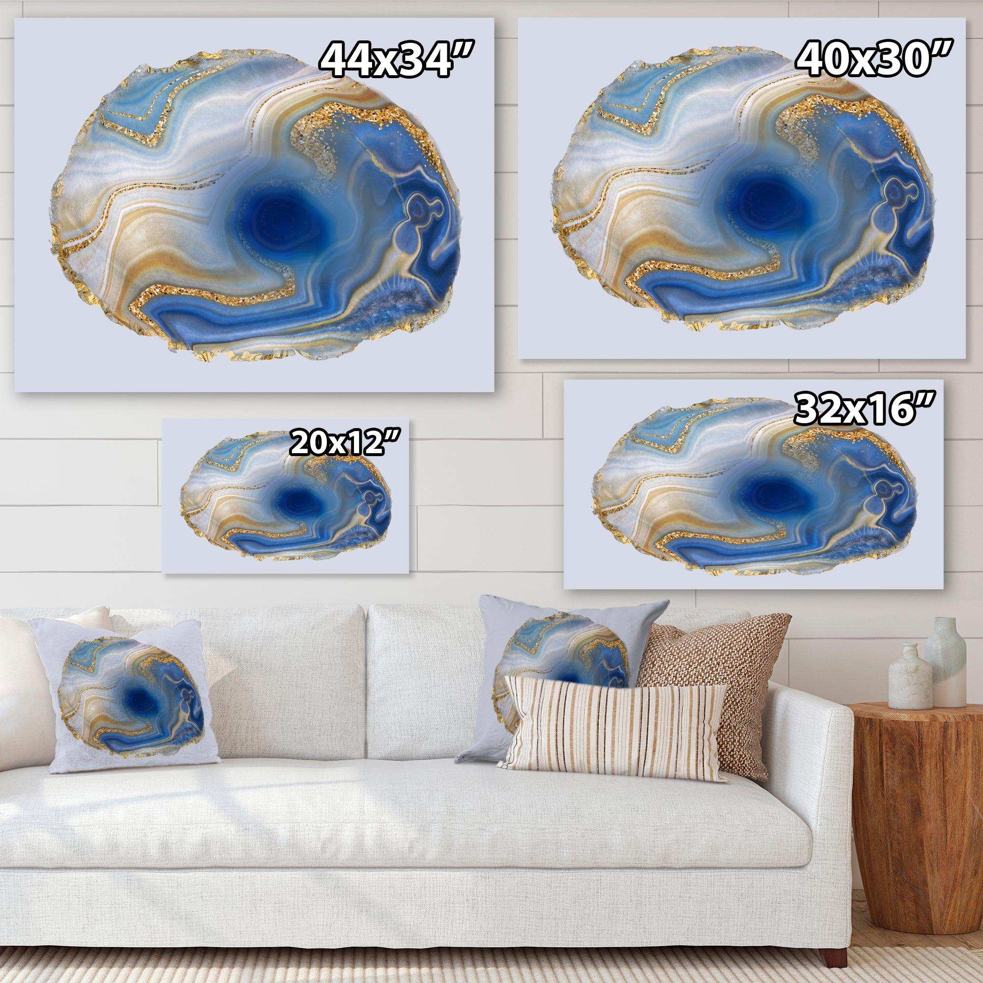 Ocean Blue Golden Jasper Agate I