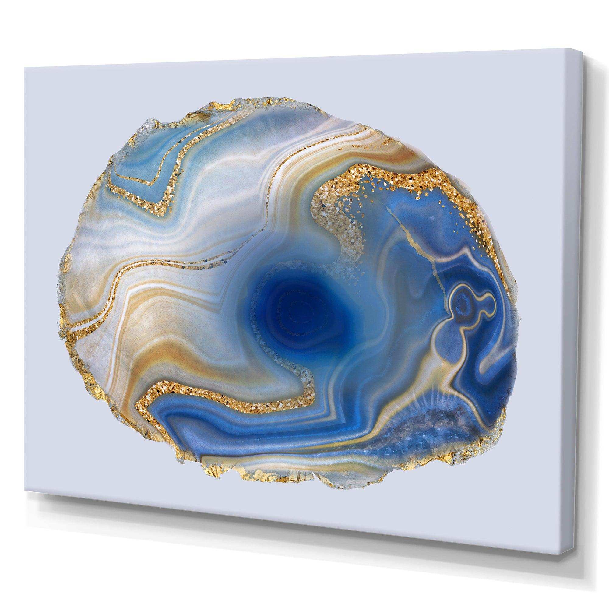 Ocean Blue Golden Jasper Agate I