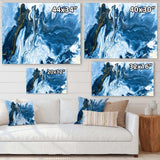 White, grey and White Hand Painted Marble Acrylic III