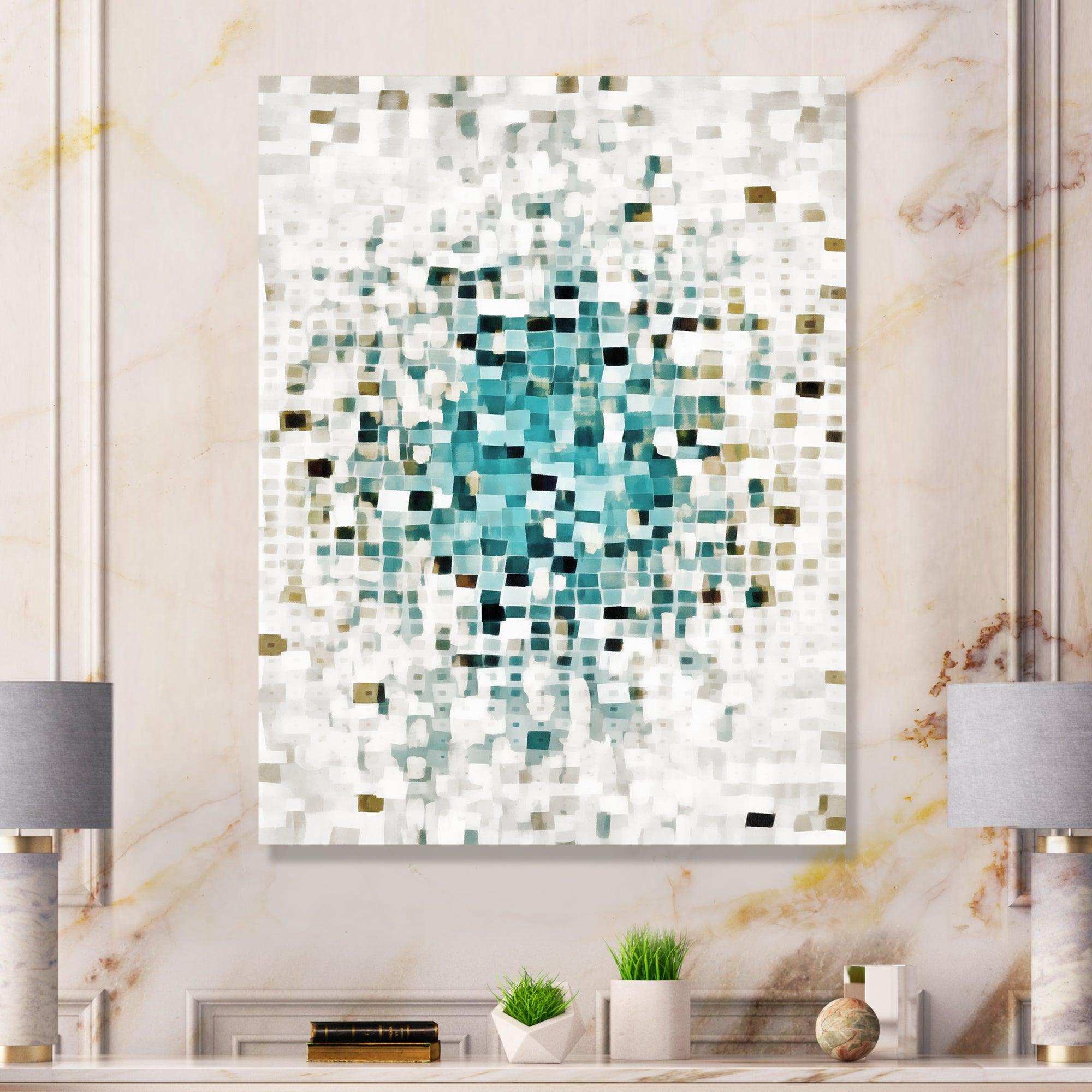 Geometric Blue Spots II