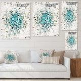 Geometric Blue Spots II