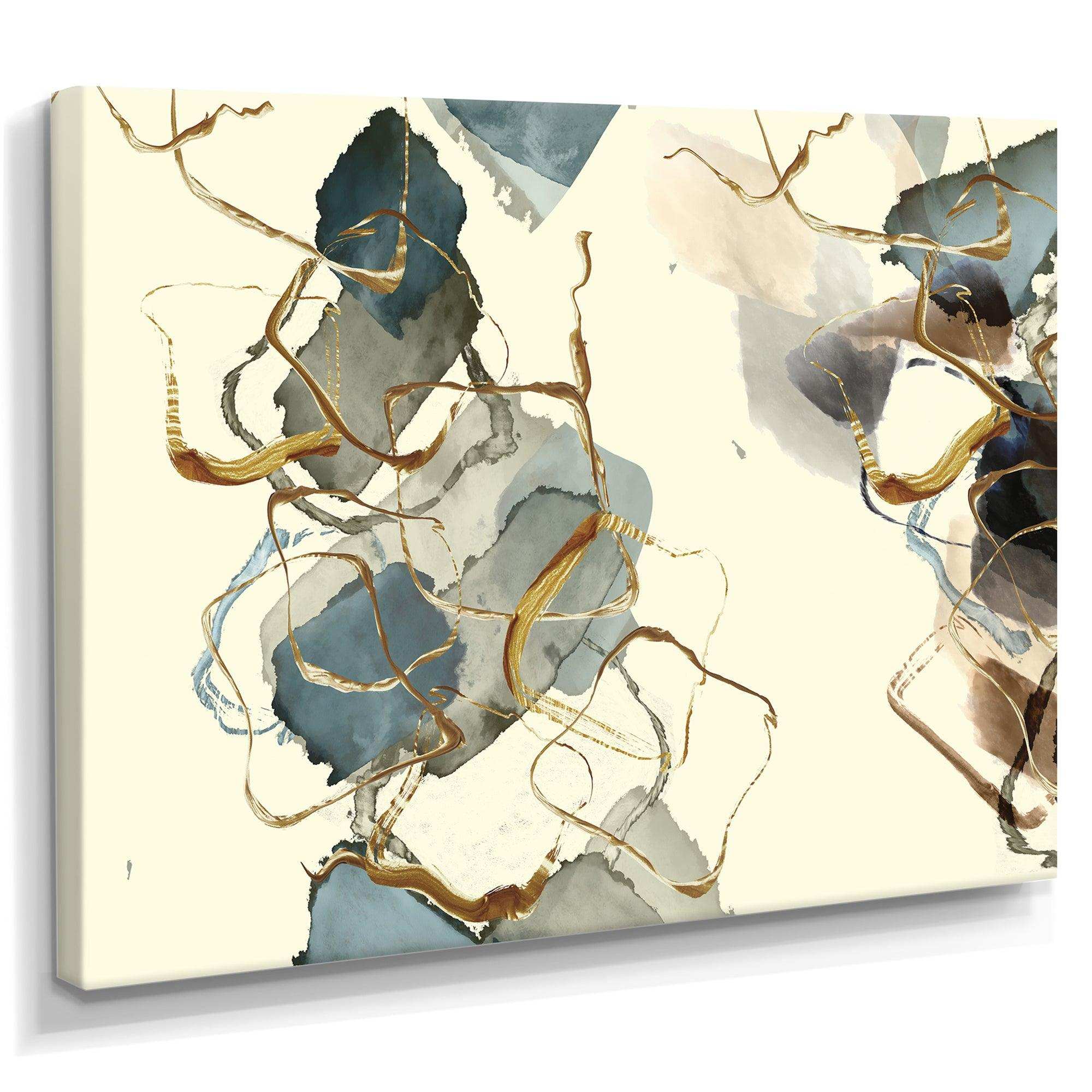 Gold Glam Squares VI