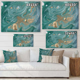 Nature Green and Gold Marble