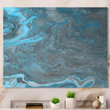Blue and Gray Marble Landscape