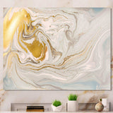 Pastel and Gold Glitter Marble