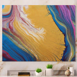 Purple Gold and Blue Marble II