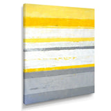 Grey and Yellow Blue Abstract XIII