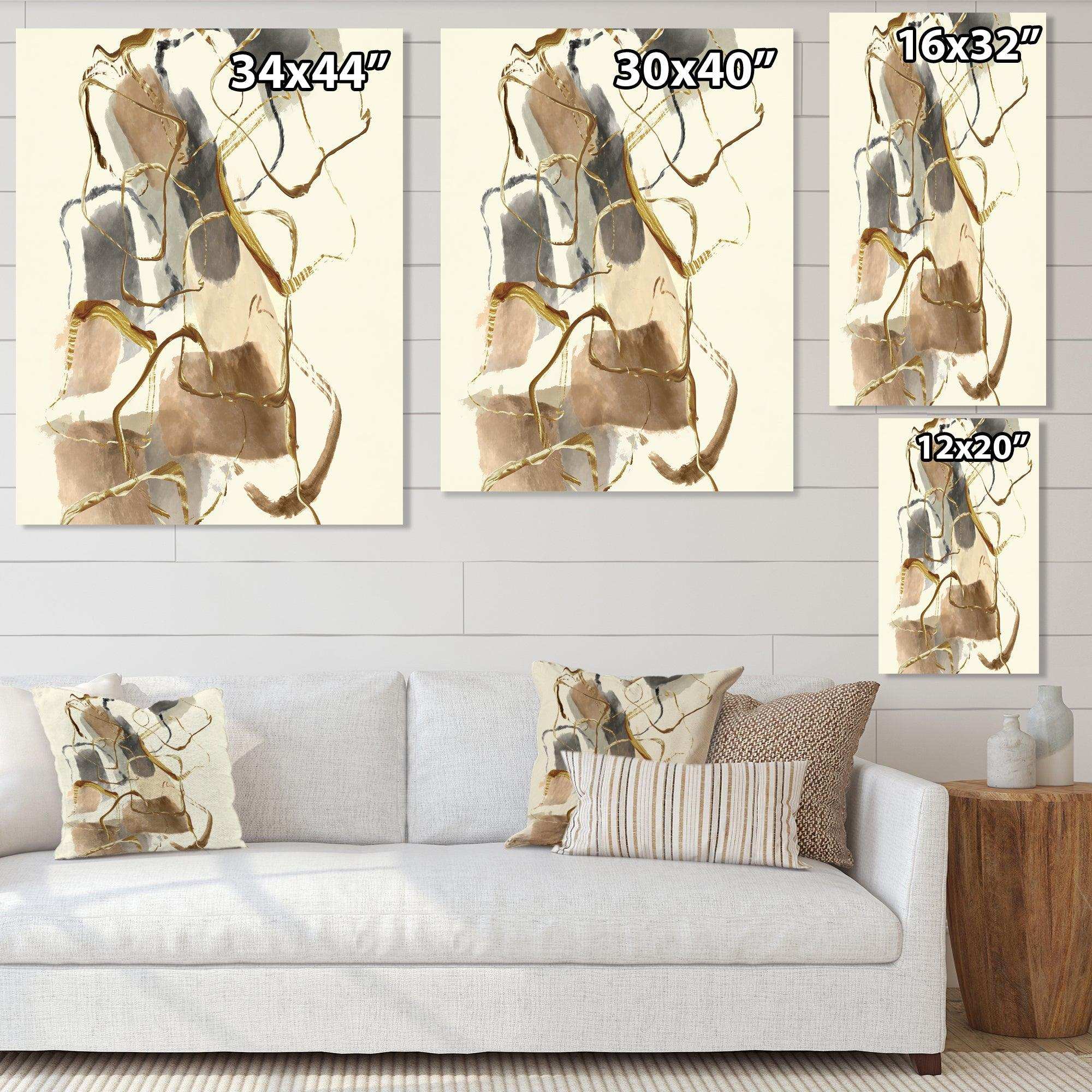 Gold Glam Squares VIII