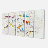Multi-Color Bird on Tree Multi-Panels