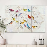 Multi-Color Bird on Tree Multi-Panels