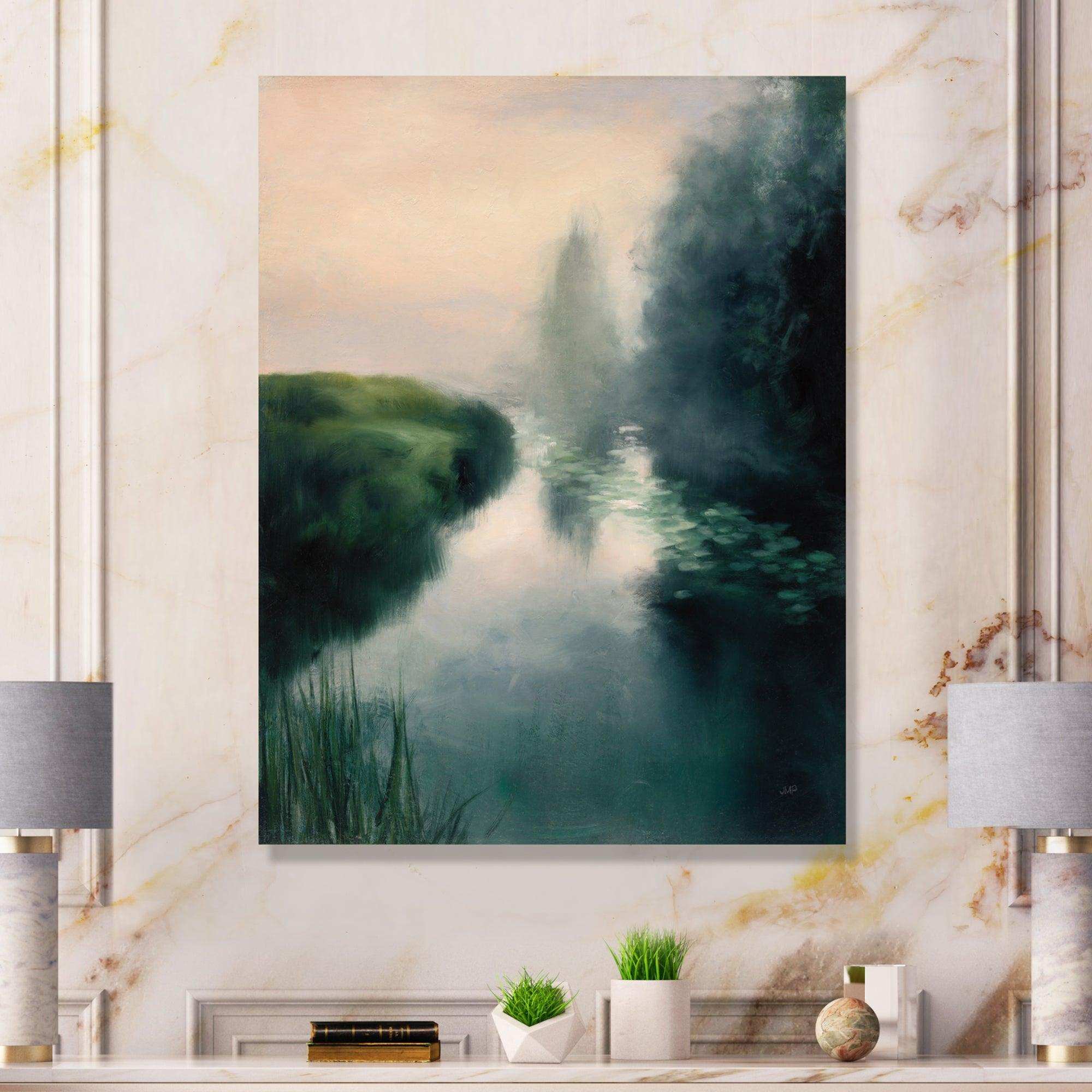 Twilight Fog Lakeshore