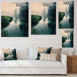 Twilight Fog Lakeshore