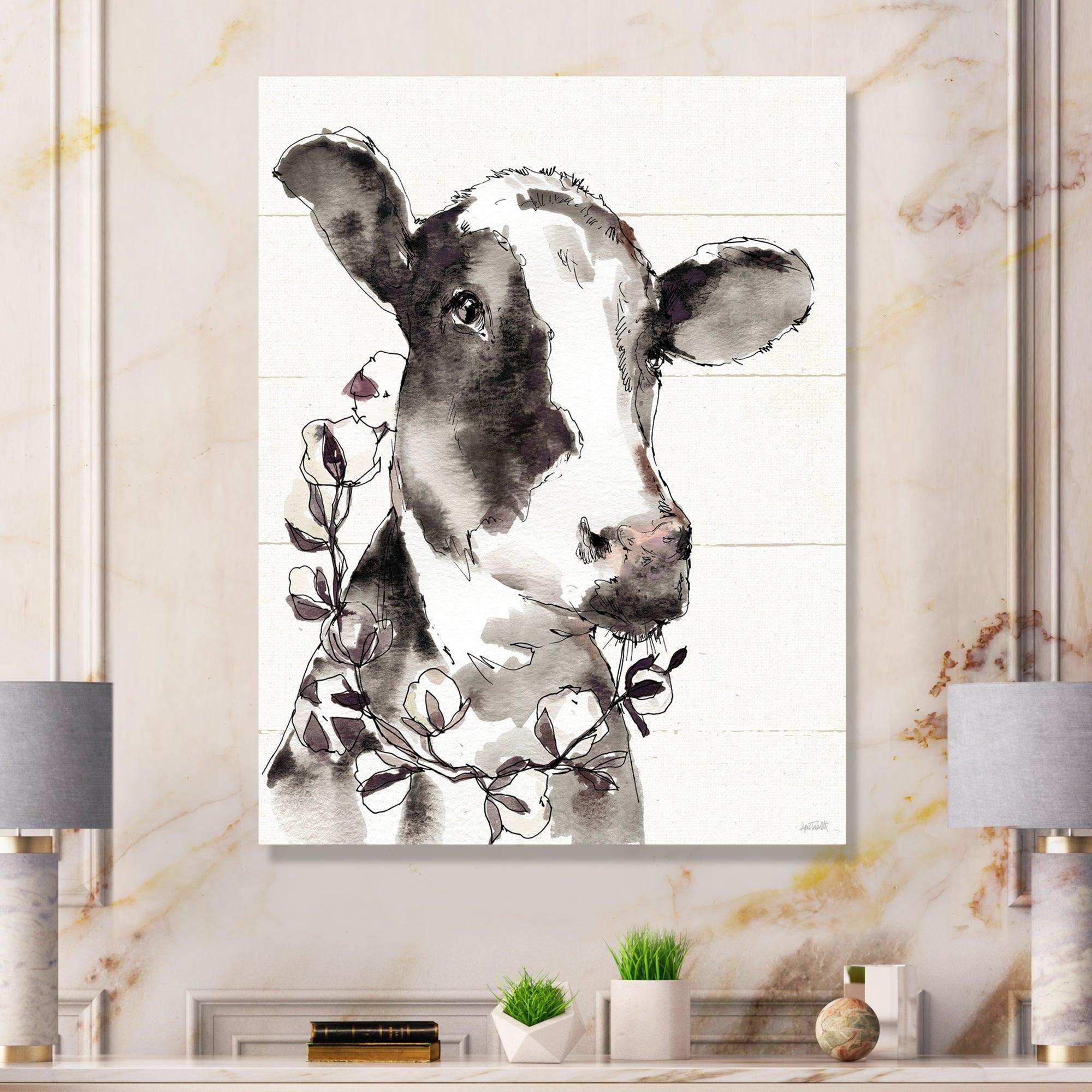 Cow Portrait Country Life