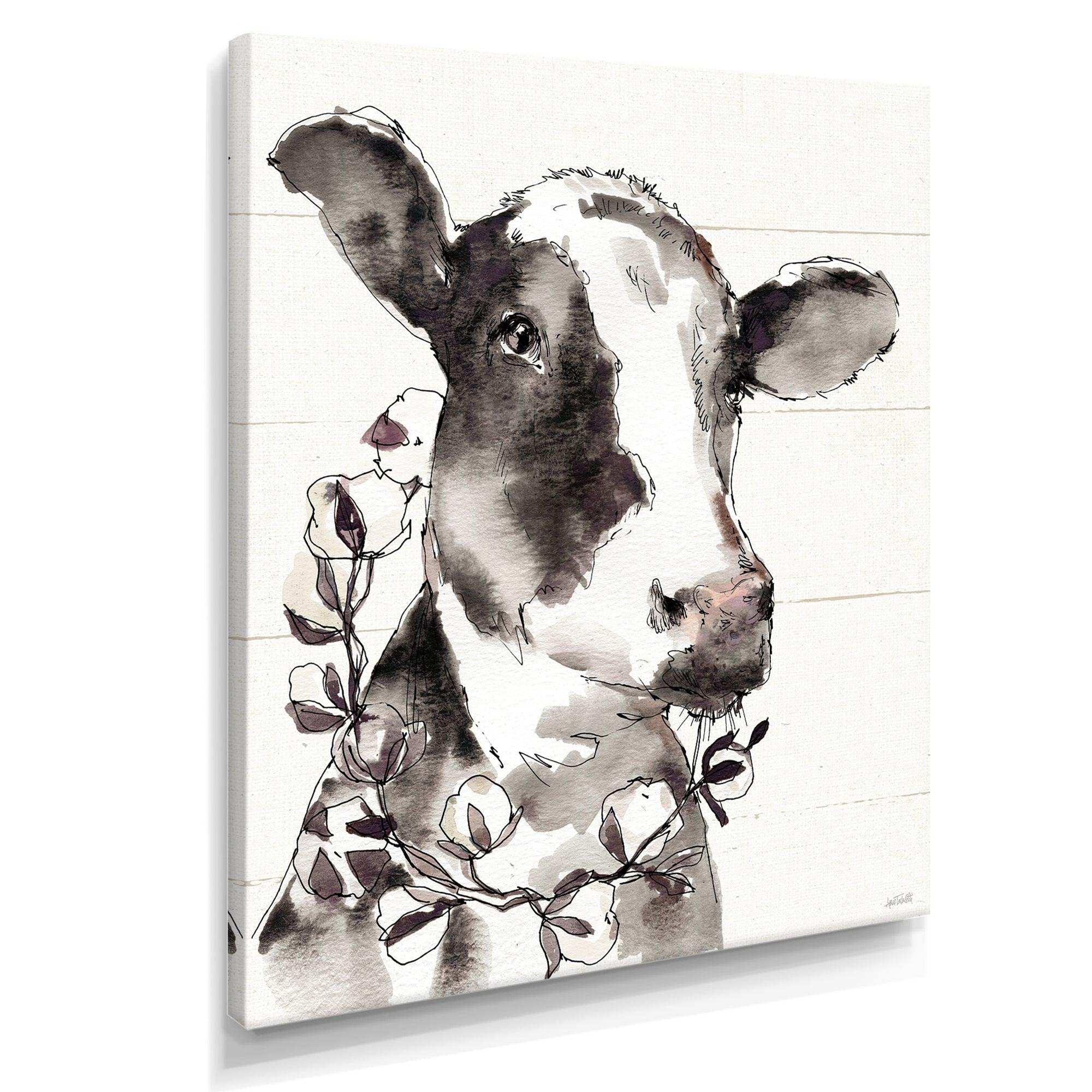 Cow Portrait Country Life