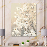 Brown onn Grey Blossoms