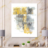 Moving In and Out of Traffic II Yellow Grey