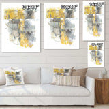 Moving In and Out of Traffic II Yellow Grey