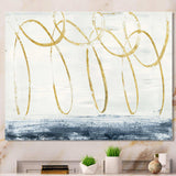 Gold Abstract Geometric Shape