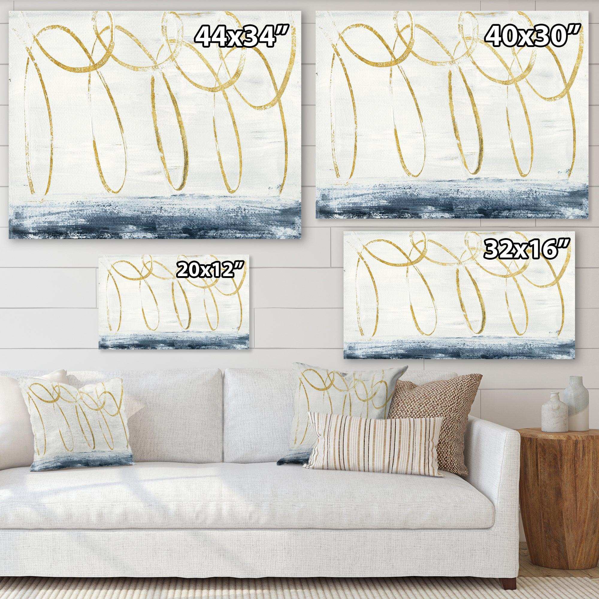 Gold Abstract Geometric Shape